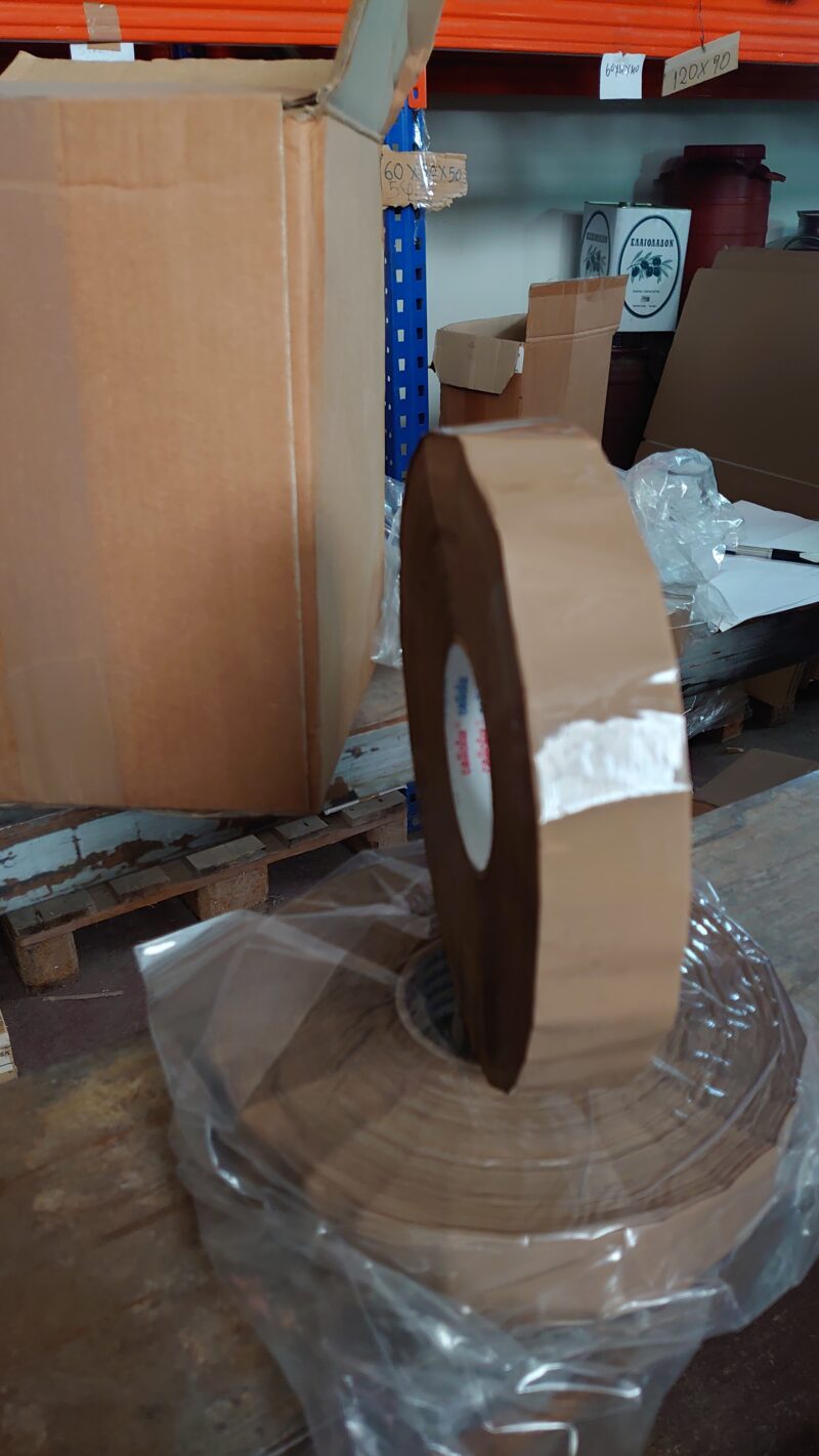 Αυτοκόλλητη Ταινία PP Brown 38mmx660m - Image 2