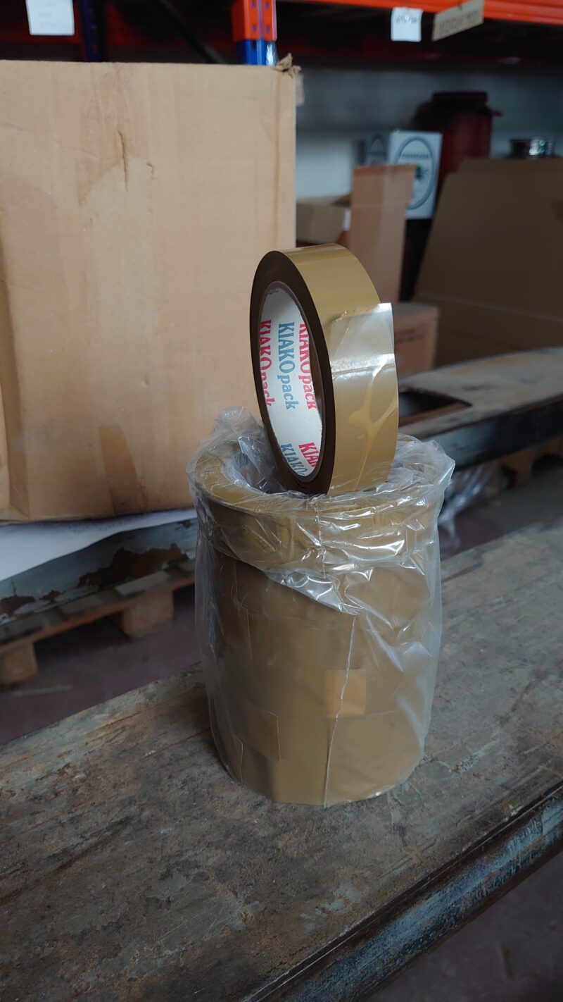 Αυτοκόλλητη Ταινία PVC Brown 25mmx60m