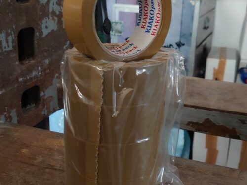 Αυτοκόλλητη Ταινία PVC Brown 38mmx60m